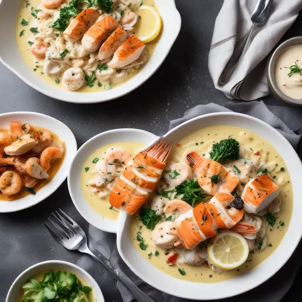 Elevating Gluten-Free Seafood Dishes with Creamy Sauces