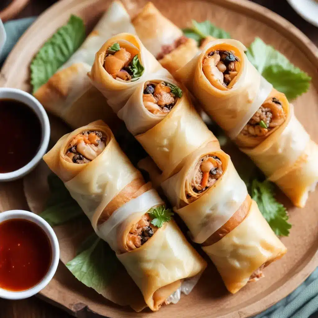 Lumpia Lure: Filipino-Style Crispy Seafood Spring Rolls