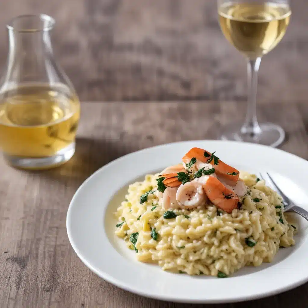 Pairing Seafood Risotto with Crisp, Aromatic White Wines