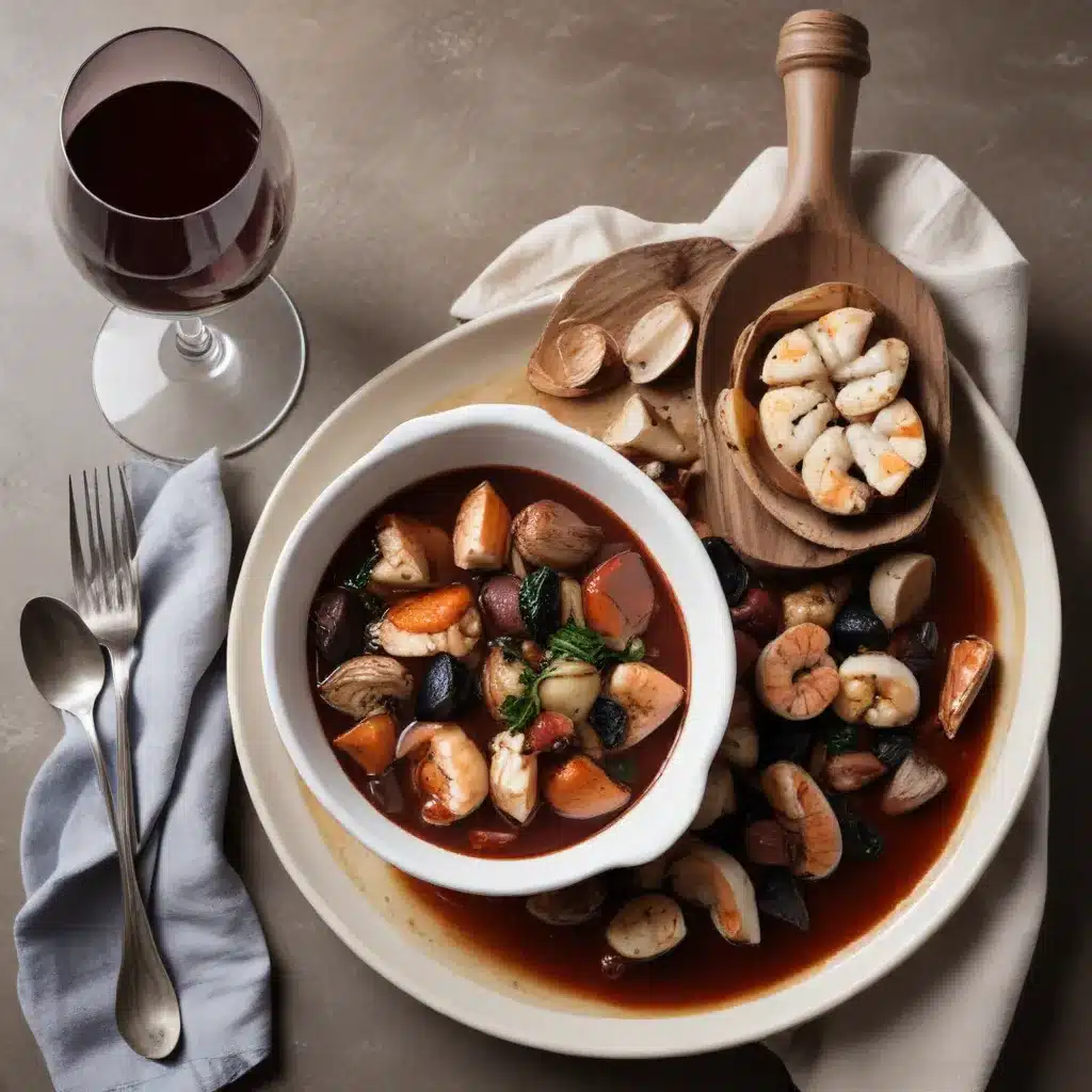 Pairing Seafood Stew with Bold, Earthy Red Wines