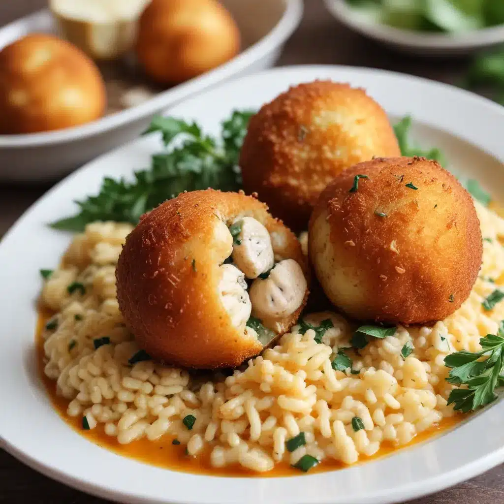 Seafood Arancini: Crispy Risotto Balls with a Briny Surprise