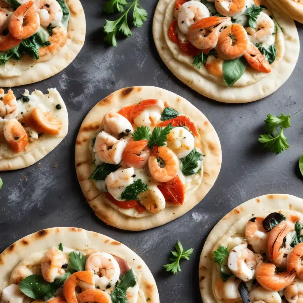 Seafood Flatbreads: Gourmet Handheld Bites