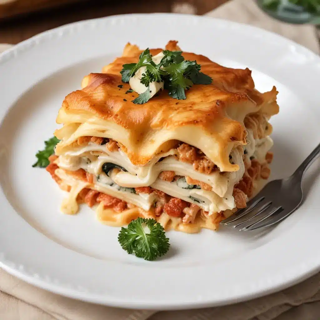 Seafood Lasagna Luxury: Layers of Flavor and Indulgence