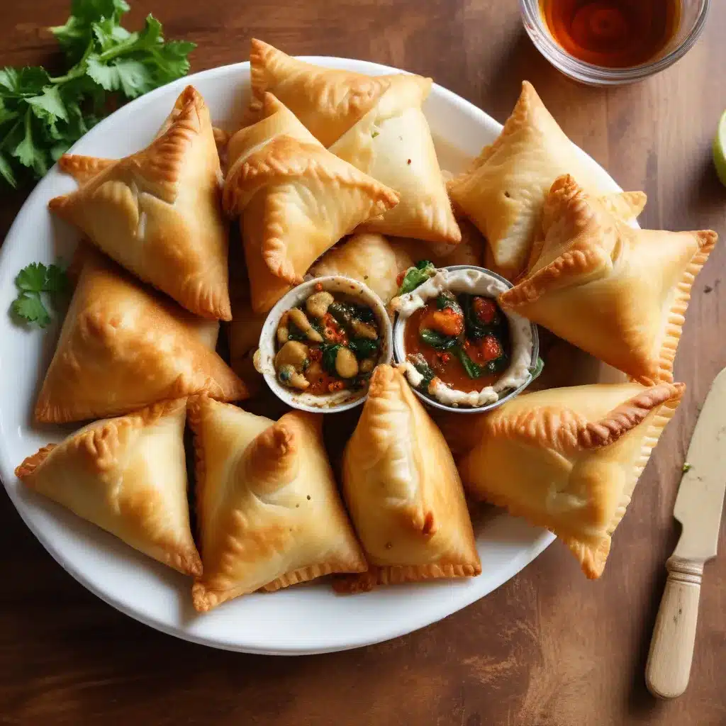 Seafood Samosas: Flaky Pastry Pockets Bursting with Oceanic Flavors