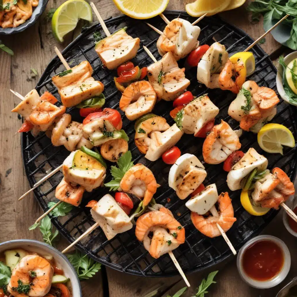 Seafood Skewers: Grilled Delights for Outdoor Entertaining