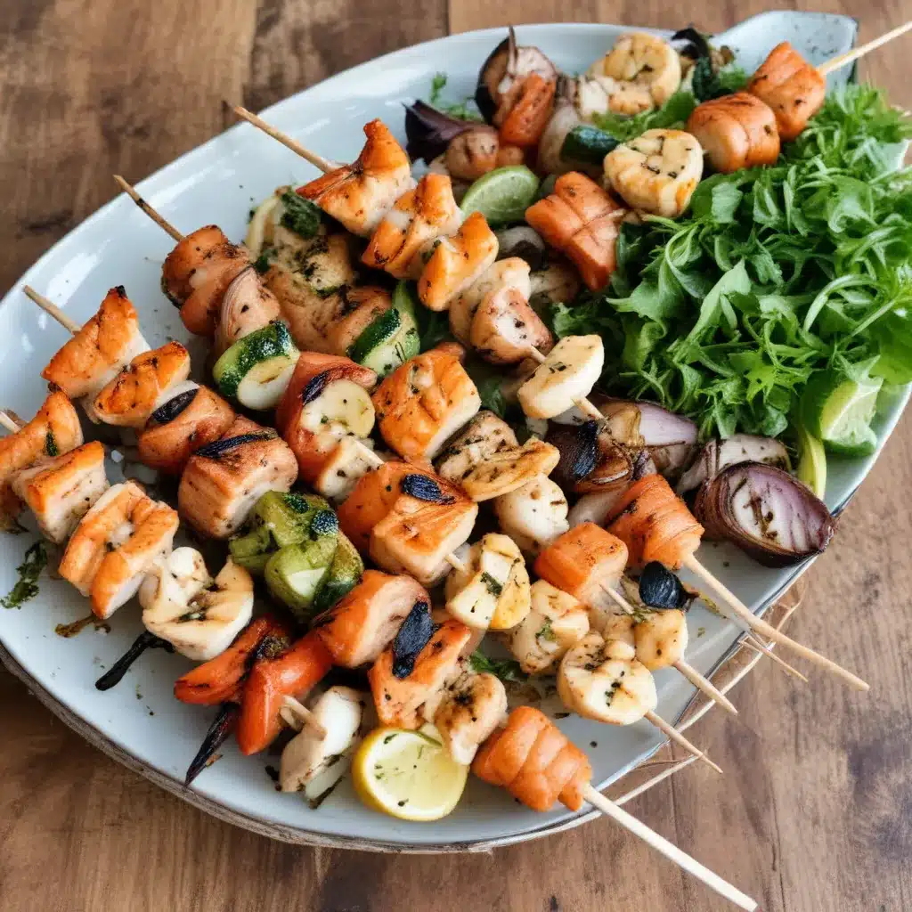 Seafood Skewers: Grilled Perfection from Land and Sea