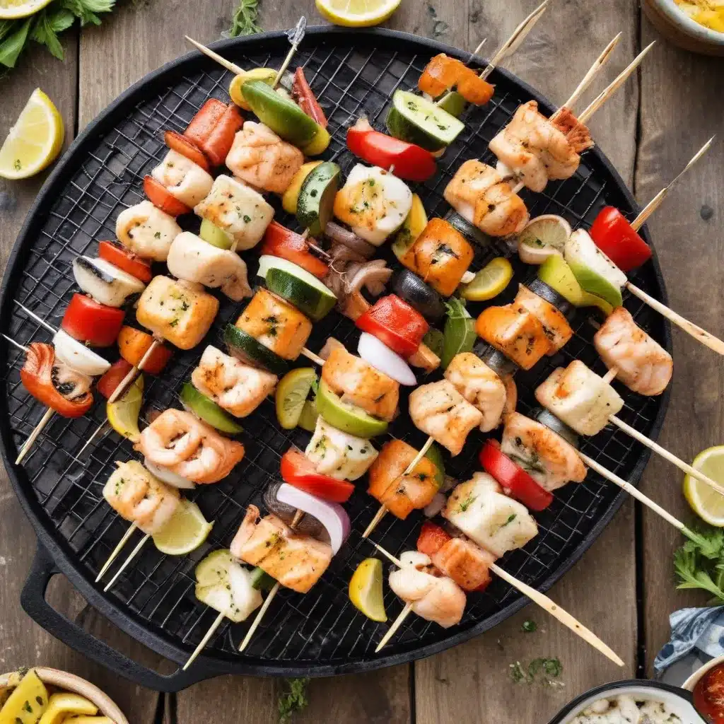 Seafood Skewers for a Delicious Backyard BBQ