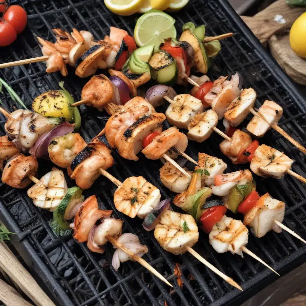 Seafood Skewers on the Grill: Smoky, Sizzling Summertime Fare