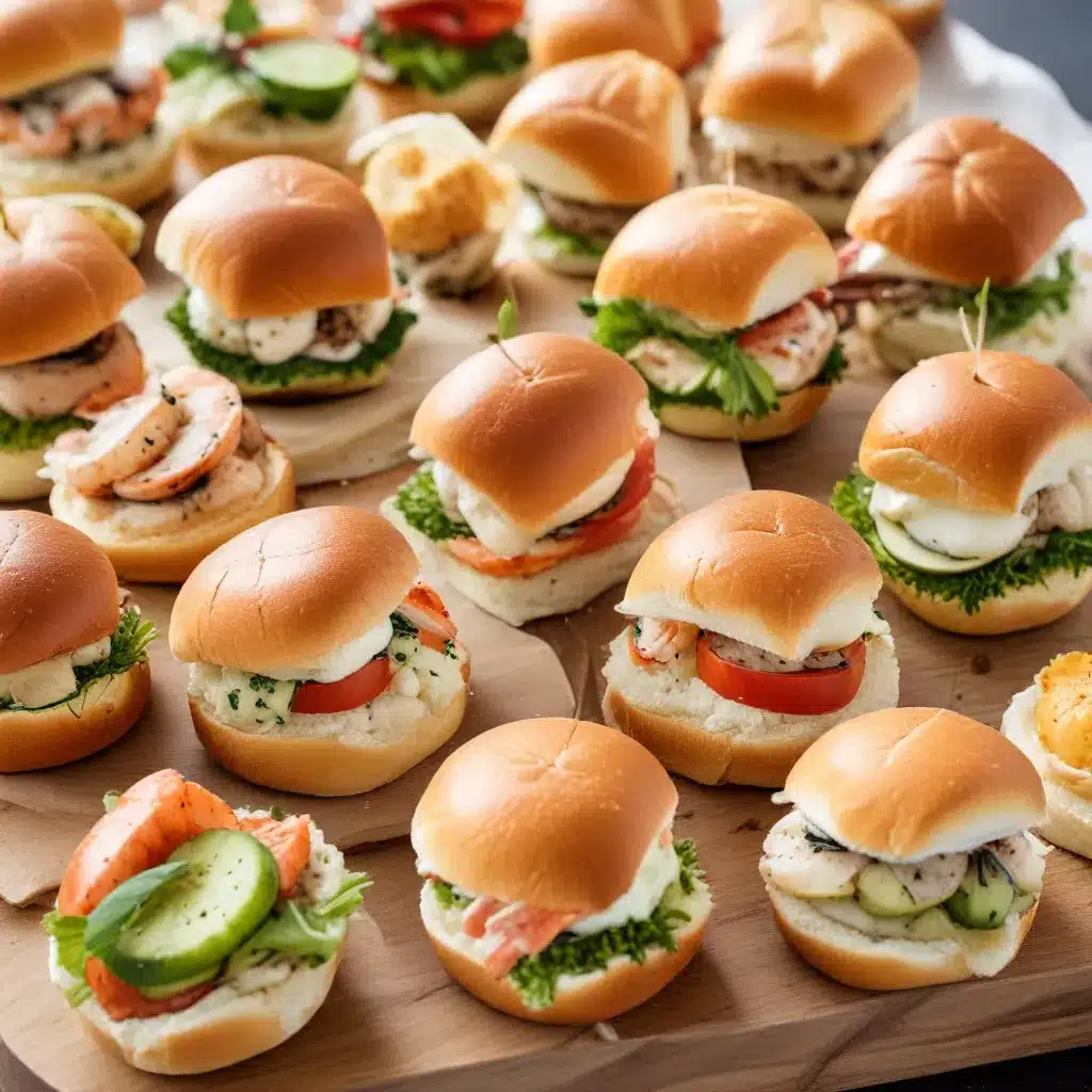 Seafood Sliders and Mini Bites: Portable Seafood Delights