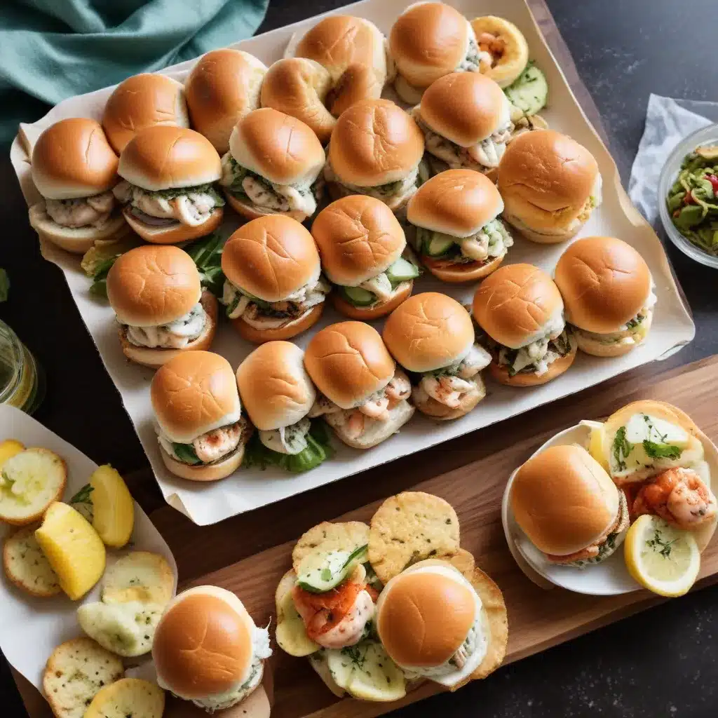 Seafood Sliders and Mini Bites: Portable Seafood Pleasures