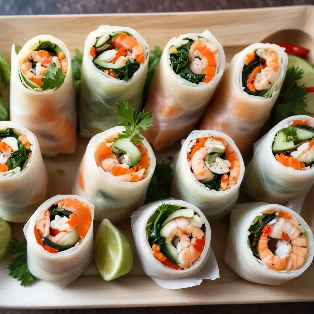 Seafood Spring Rolls: Fresh and Vibrant Appetizer Delights