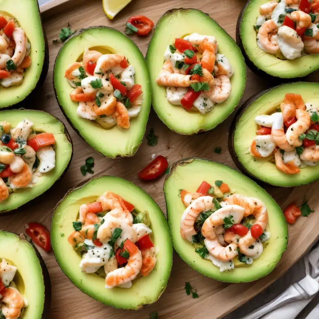 Seafood Stuffed Avocado Halves: Creamy, Nutritious, and Delicious