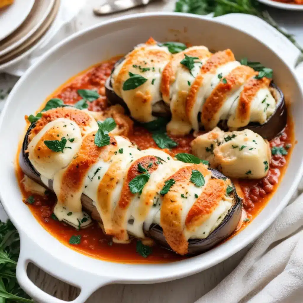 Seafood Stuffed Eggplant Rollatini: Vibrant and Flavor-Packed