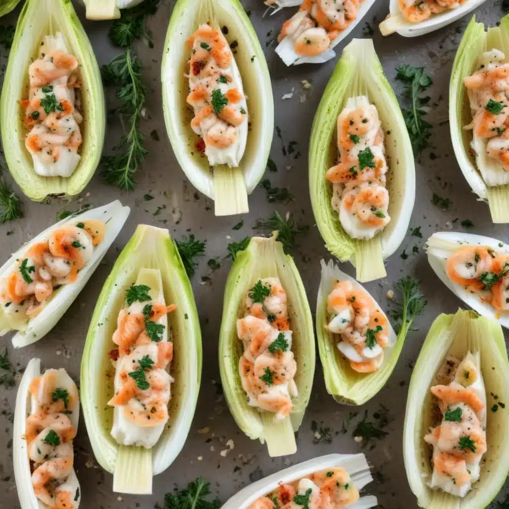 Seafood Stuffed Endive Spears: Crisp, Refreshing, and Protein-Packed