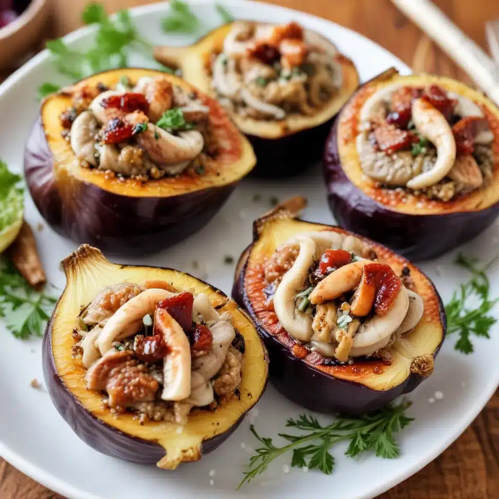 Seafood Stuffed Figs: Sweet and Savory Flavor Combination