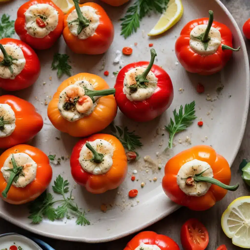 Seafood Stuffed Peppadew Peppers: Vibrant and Flavor-Bursting Bites