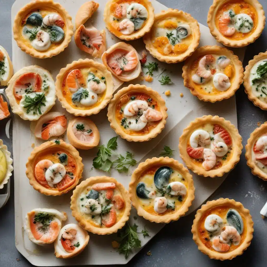 Seafood Tartlets and Tarts: Bite-Sized Seafood Delights