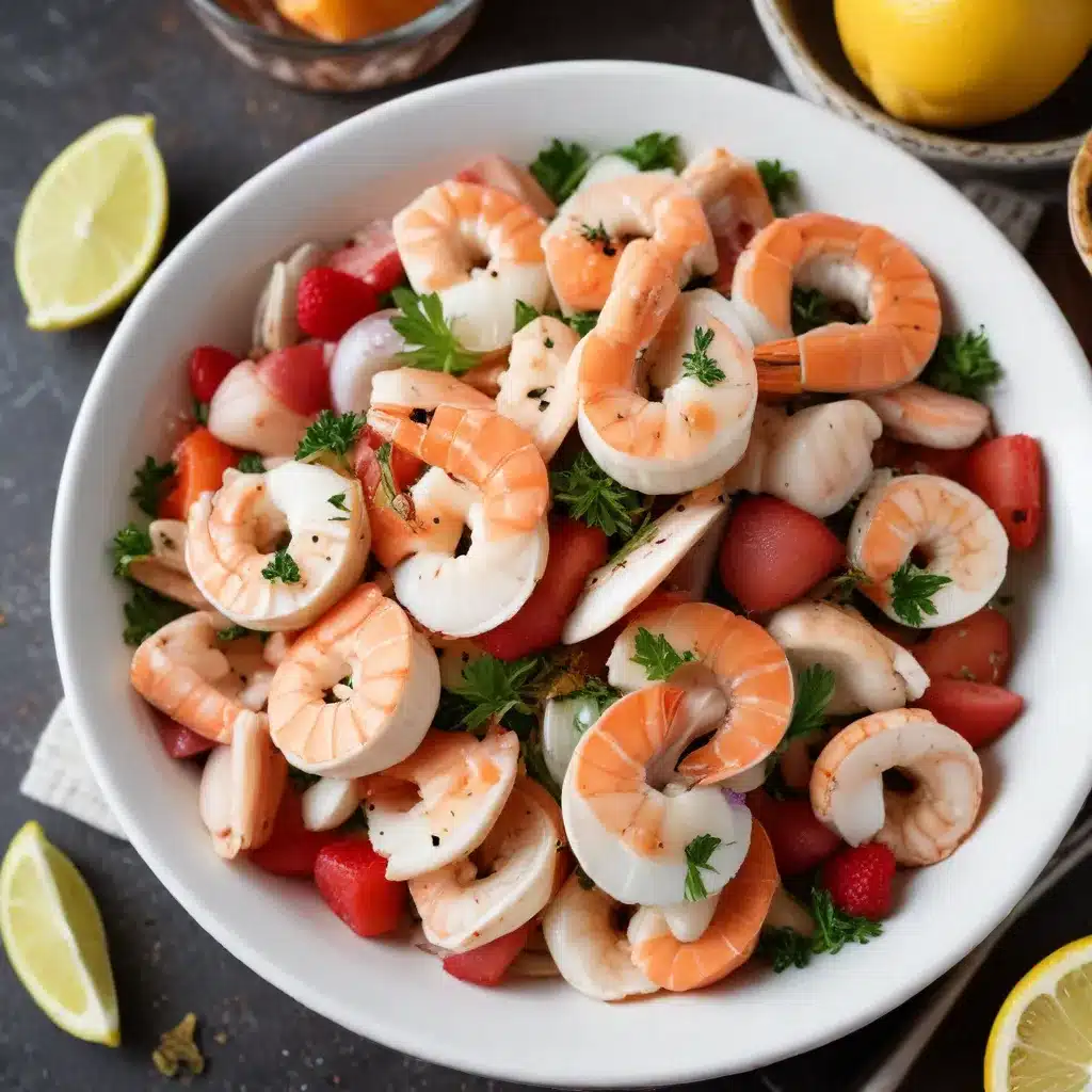 Seafood Zest and Sweetness: Complementing Seafood with Fruit Flavors